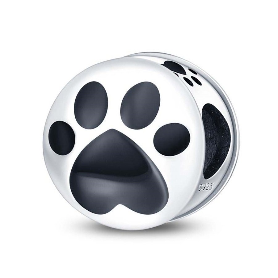 Zawieszka SREBRO 925 Charms koralik do PANDORA Łapka Pupila