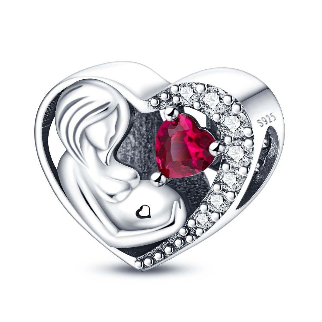 Zawieszka SREBRO 925 Charms koralik do PANDORA Kobieta w ciąży