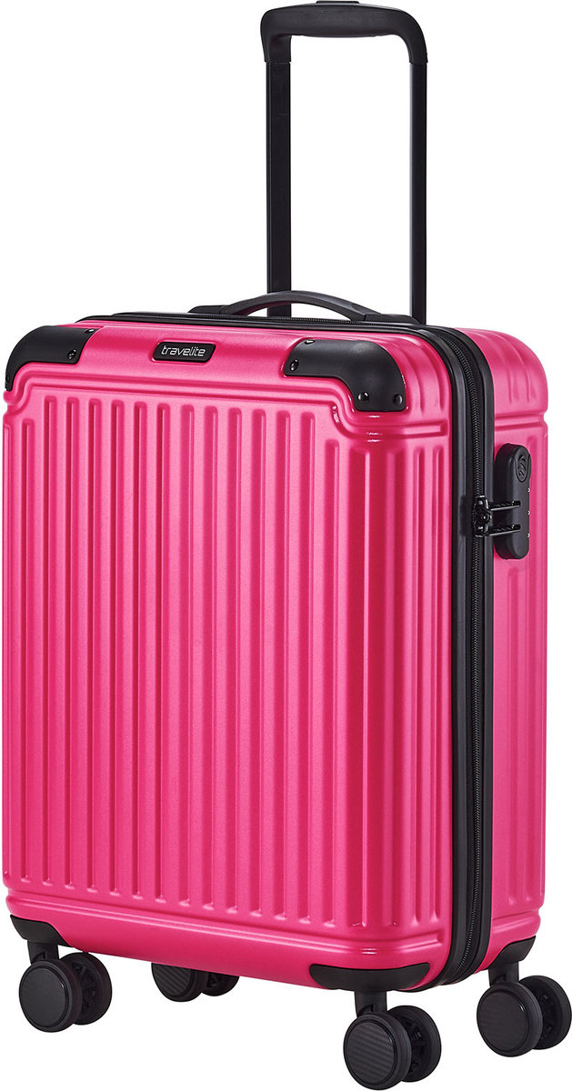 Walizka kabinowa Travelite Cruise 55 cm różowa