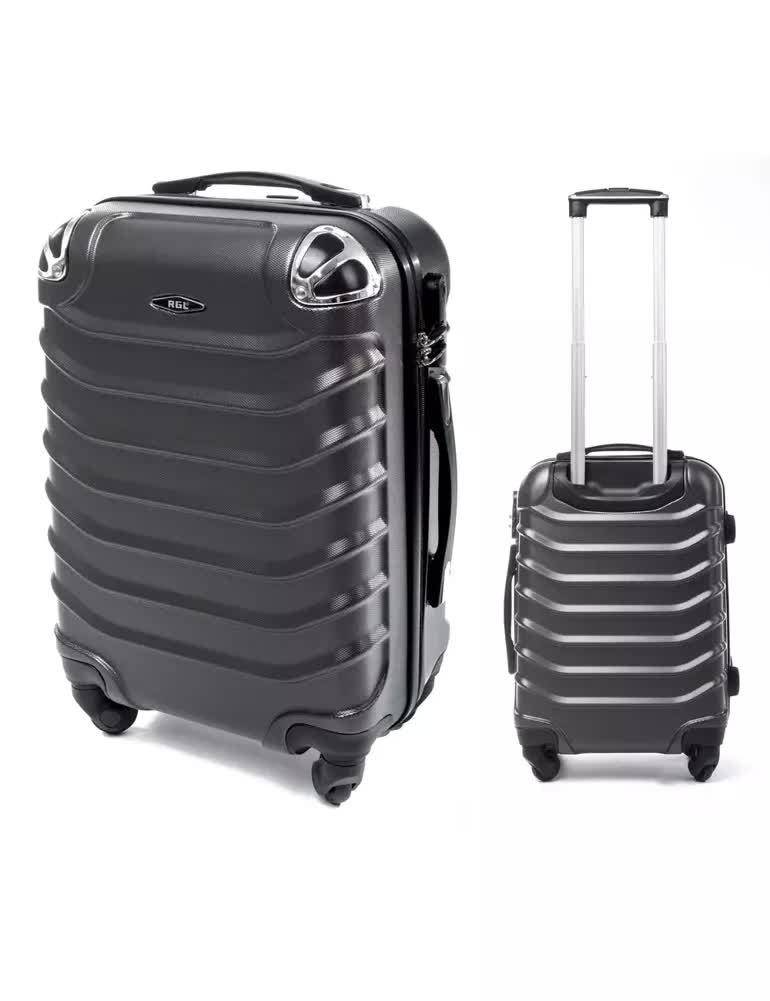 Mała kabinowa walizka PELLUCCI RGL 730 S Szara