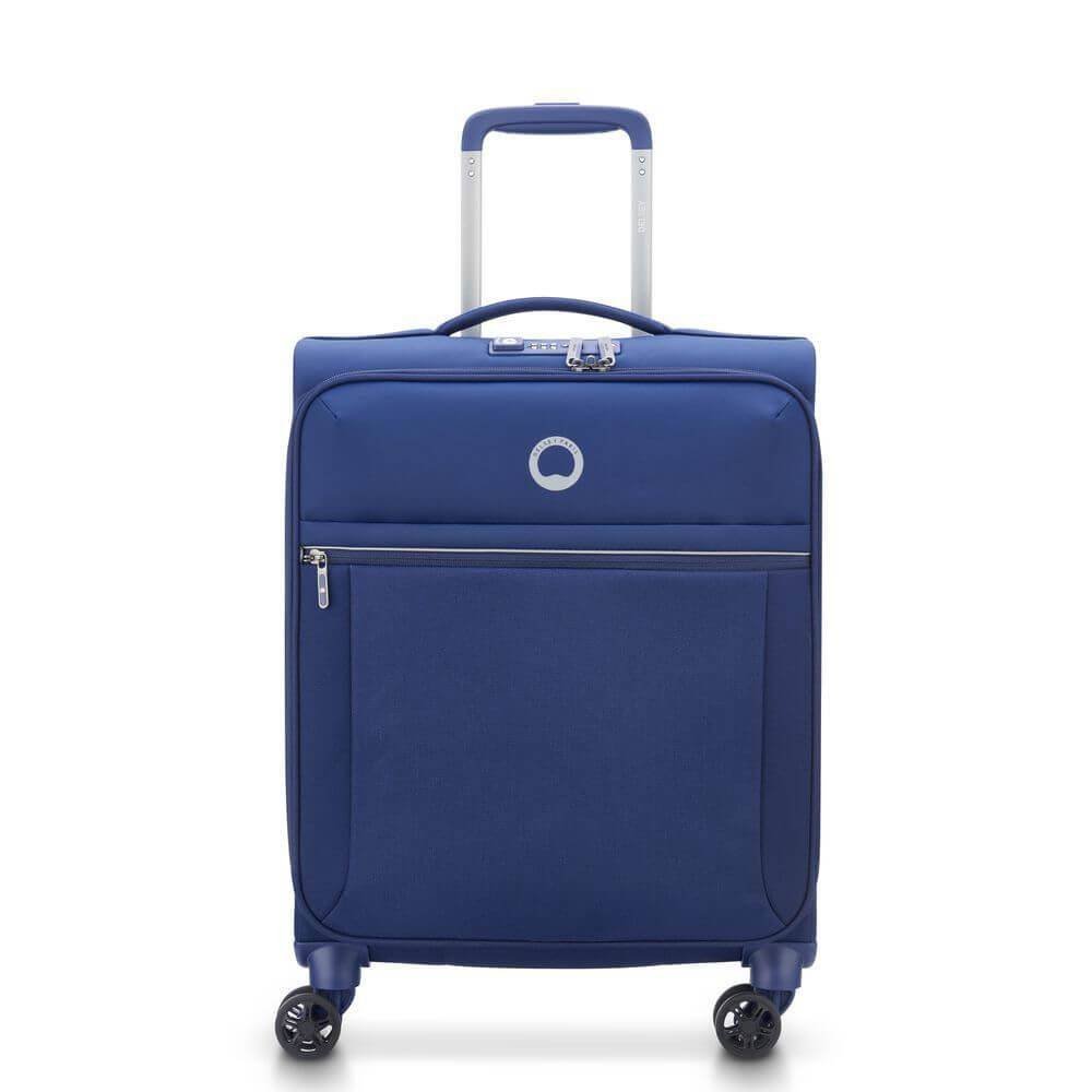 Walizka Brochant 2.0 4K SLIM 55 cm niebieska