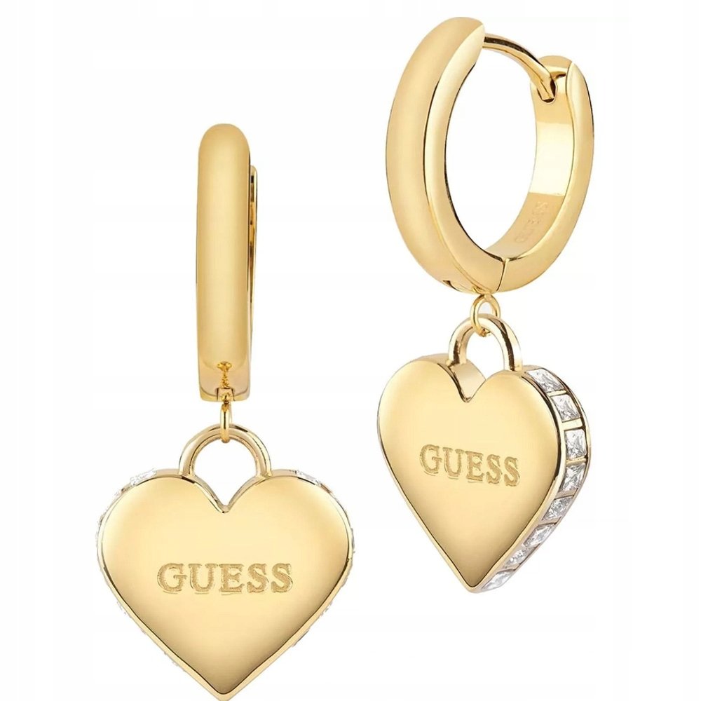 Kolczyki Guess Serce Cyrkonie Falling In Love