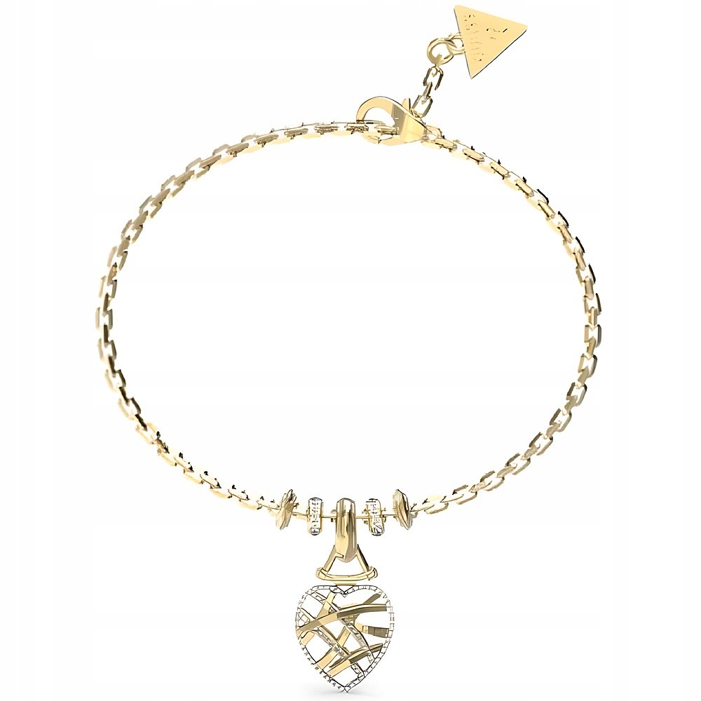 Bransoletka Guess Heart Cage Z Serduszkiem 3D