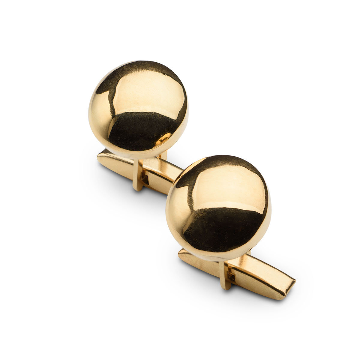 Srebrne Spinki Do Mankietów, Pozłacane - Pastylki