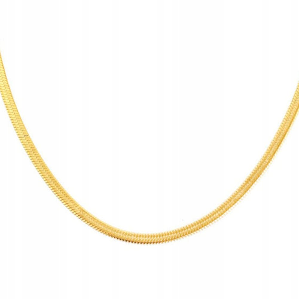 Złoty Naszyjnik 585 Gruba Żmijka 45Cm Kolia 5,99G