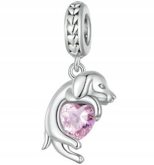 Charms Zawieszka Pies Piesek Srebro S925