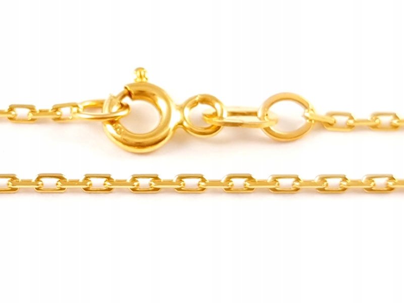 Złoty Łańcuszek 333 Uniwersalny Mocny Ankier 42Cm