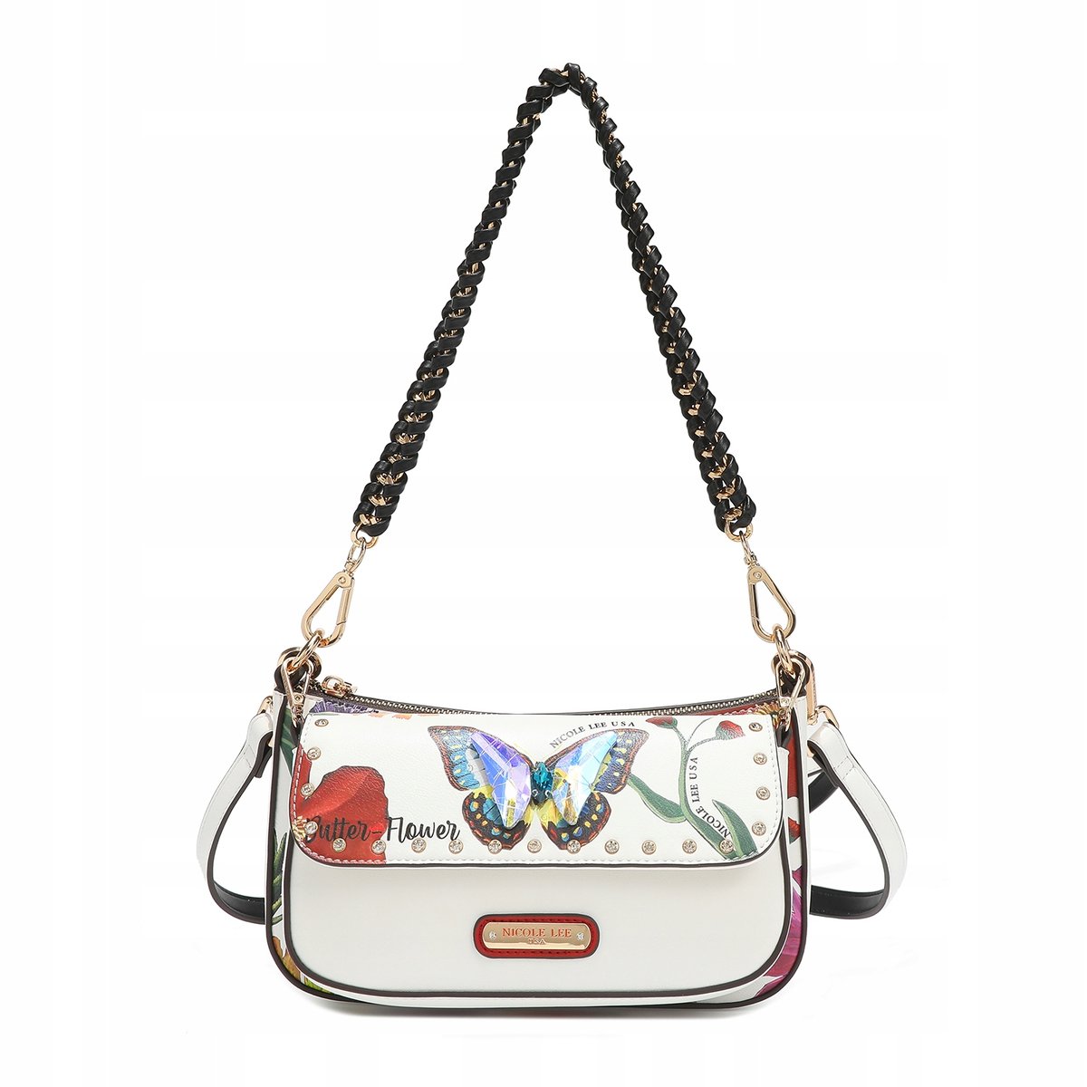 Torebka listonoszka dwuczęściowa damska Nicole Lee