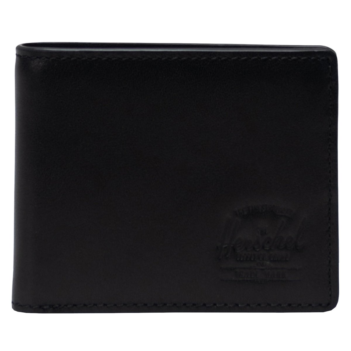 Herschel Hank Leather RFID Wallet 11151-00001, Kobieta/Mężczyzna, Portfel, Czarny