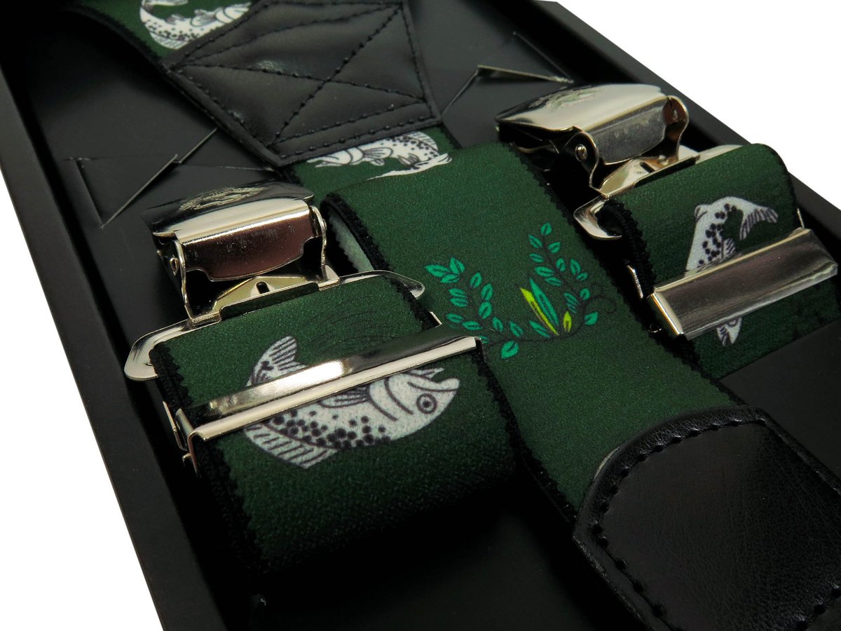 Szelki dla wędkarza z motywem ryby SZ22