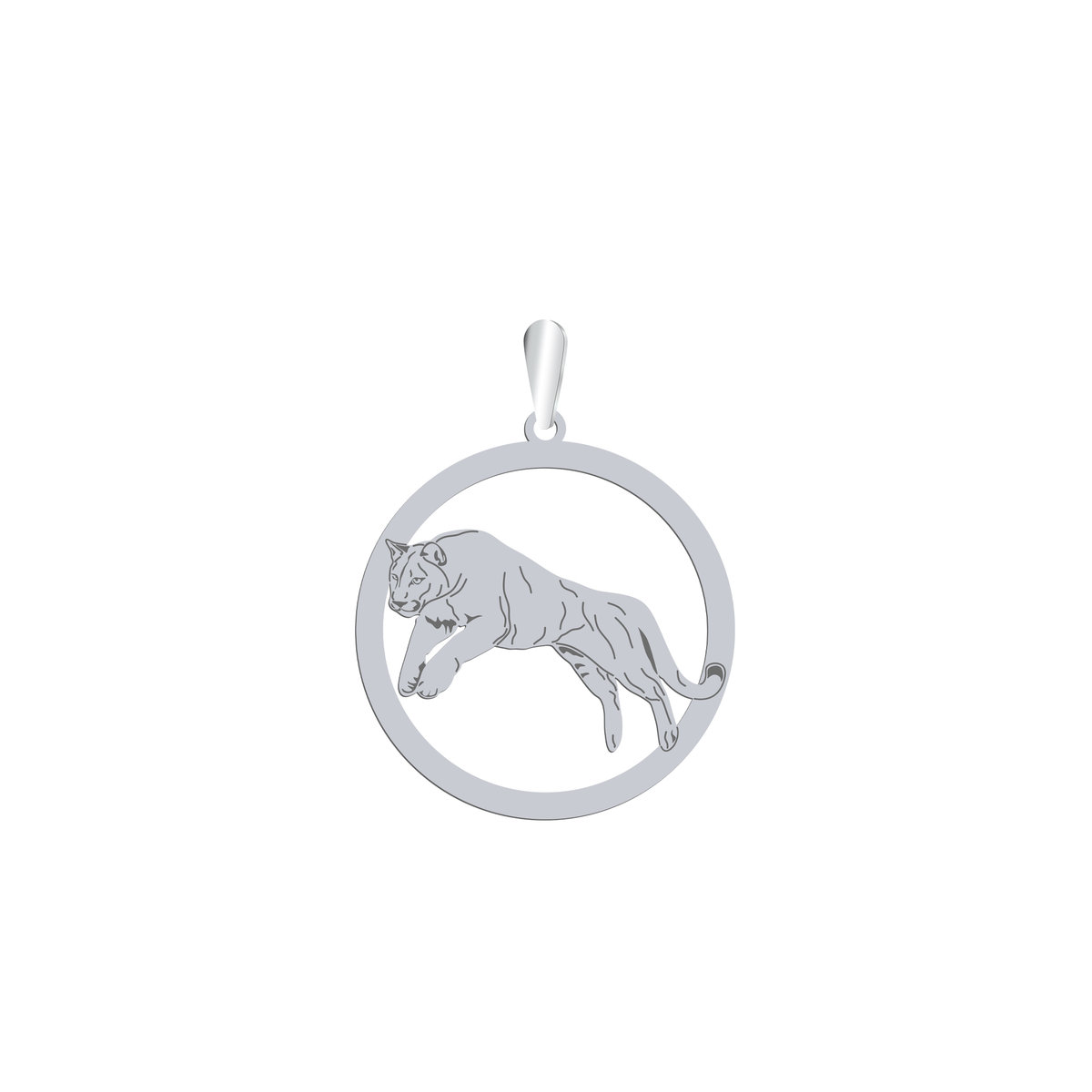 Srebrna Zawieszka Puma GRAWER - MEJK Jewellery