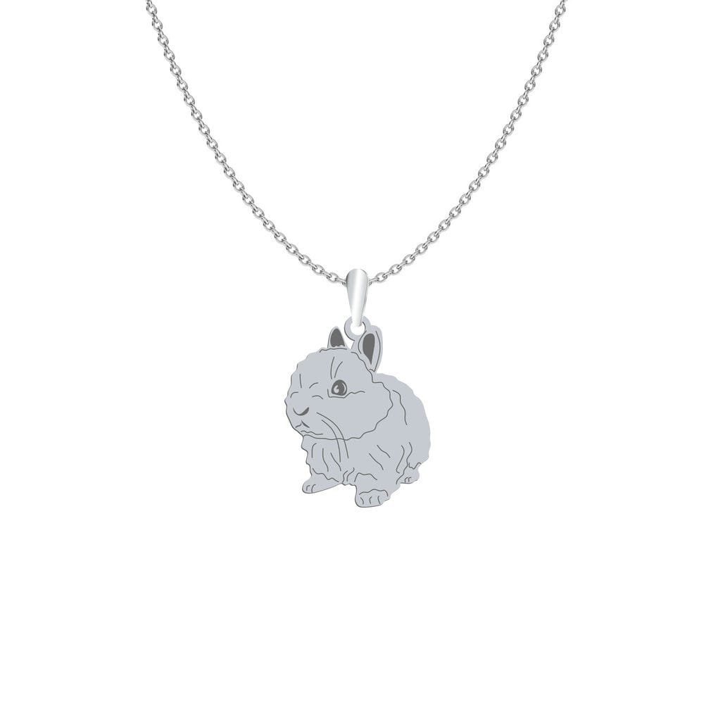 Srebrny Naszyjnik Królik Teddy - MEJK Jewellery