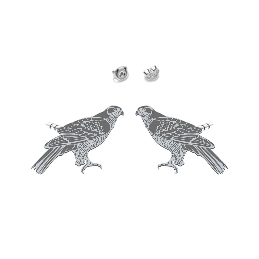 Kolczyki Jastrząb srebro - MEJK Jewellery