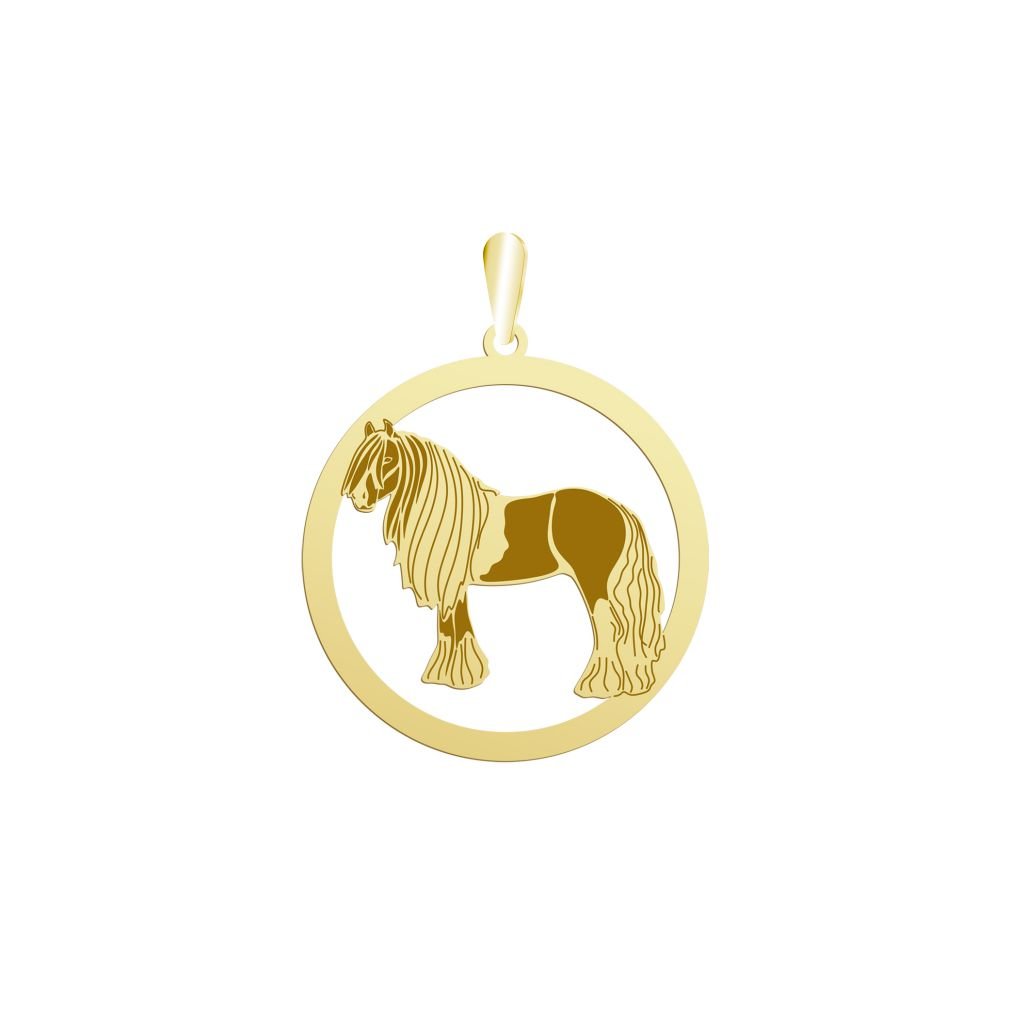 Zawieszka Vanner Koń Cygański 925srebro pozłacane GRAWER- MEJK Jewellery