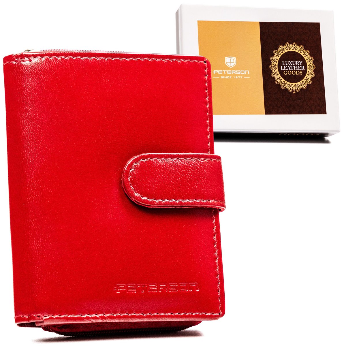 Klasyczny Portfel Damski Skórzany Z Rfid - Peterson