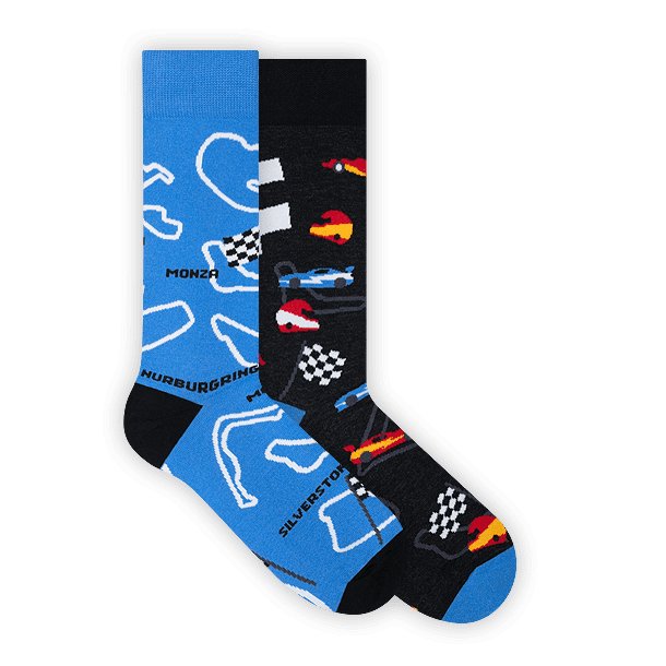 Zabawne Skarpetki W Wyścigówki - Feet For Speed - 36-39