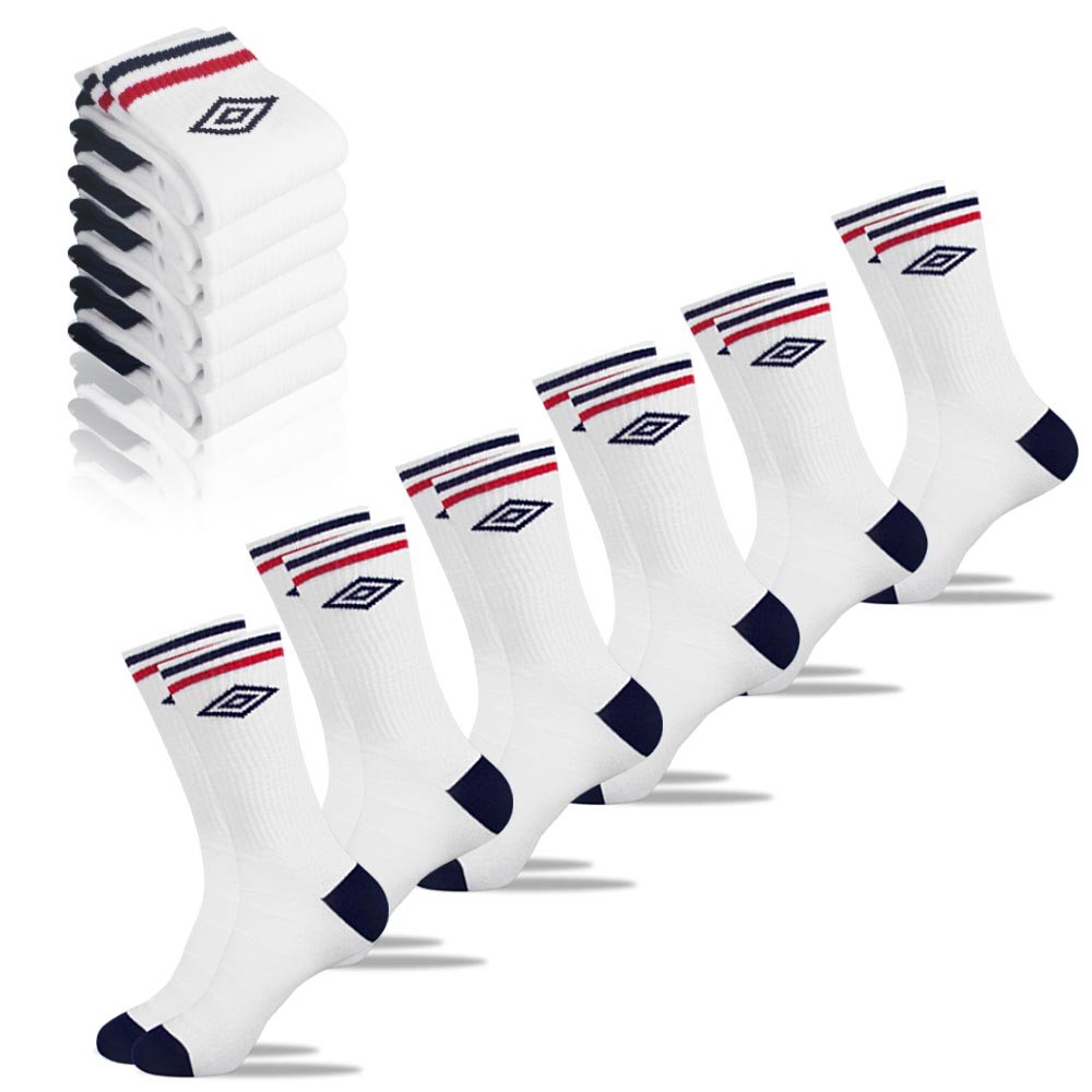UMBRO Skarpety Długie Tenisowe 6pak 39/42