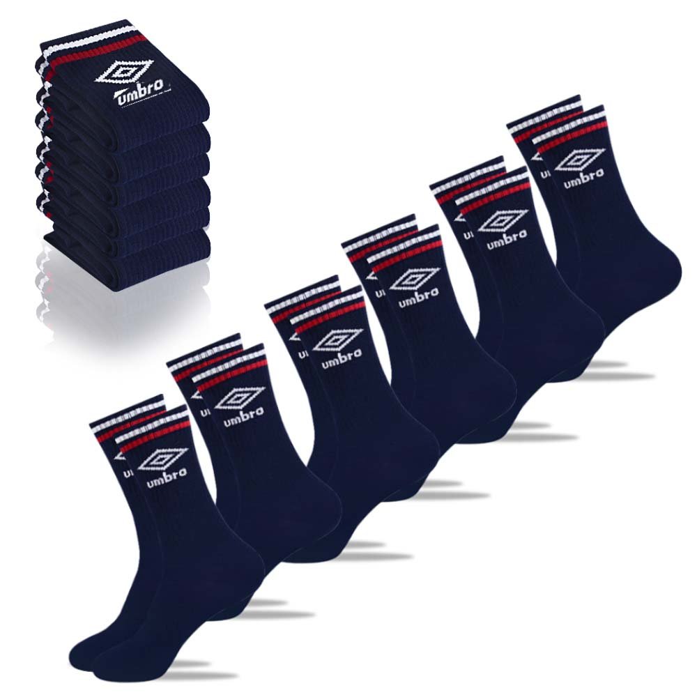UMBRO Skarpety Długie Tenisowe 6pak 39/42