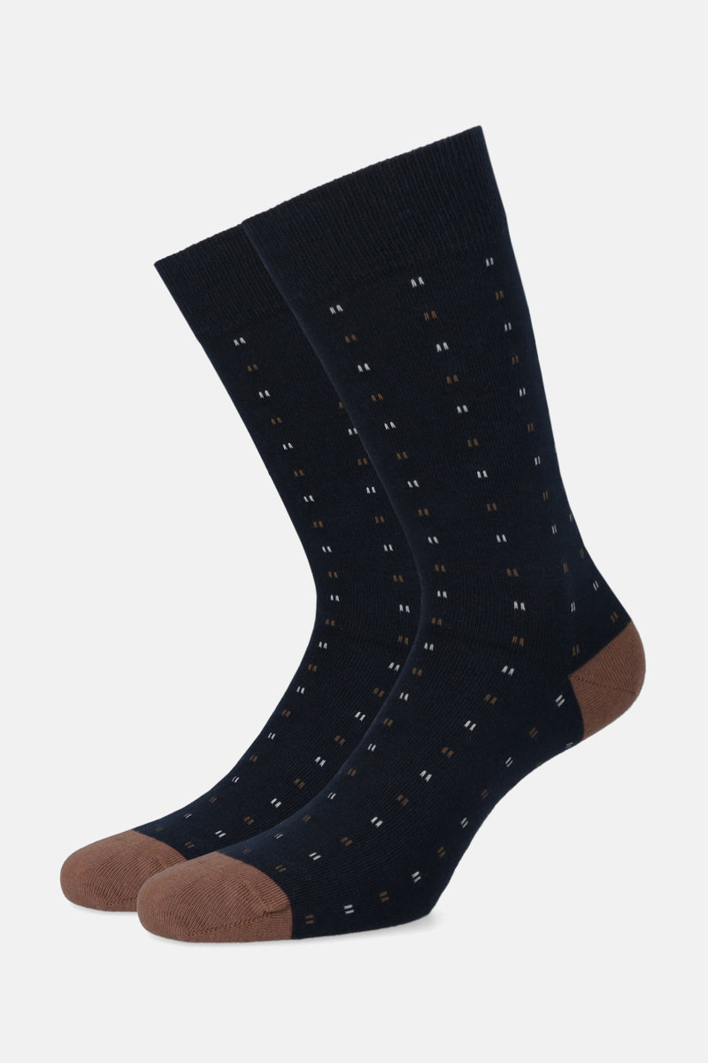 Skarpety Ciemnogranatowe we Wzór