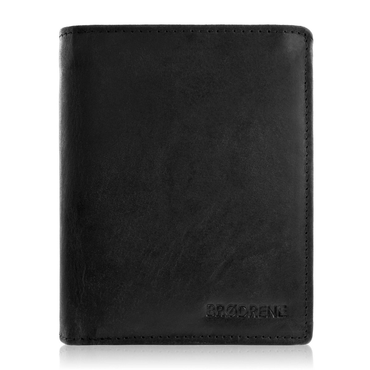 Portfel Skórzany Męski Brodrene G-29 Hunter Czarny