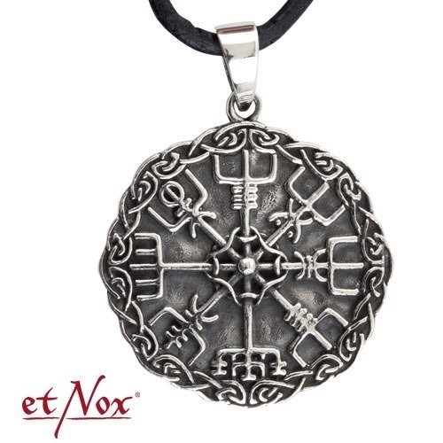 Wisior Viking Compass, Srebro 925