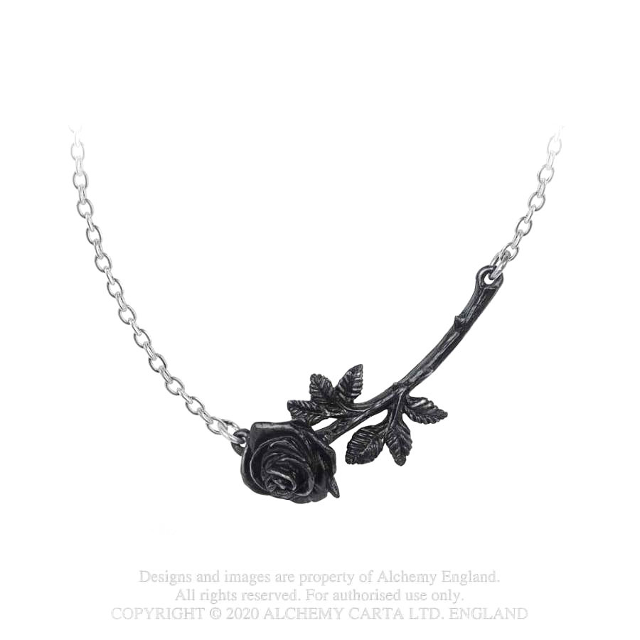Wisior Black Rose Enigma