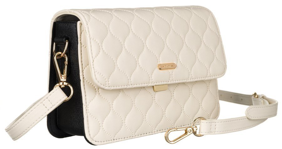 Elegancka, pikowana listonoszka crossbody   David Jones