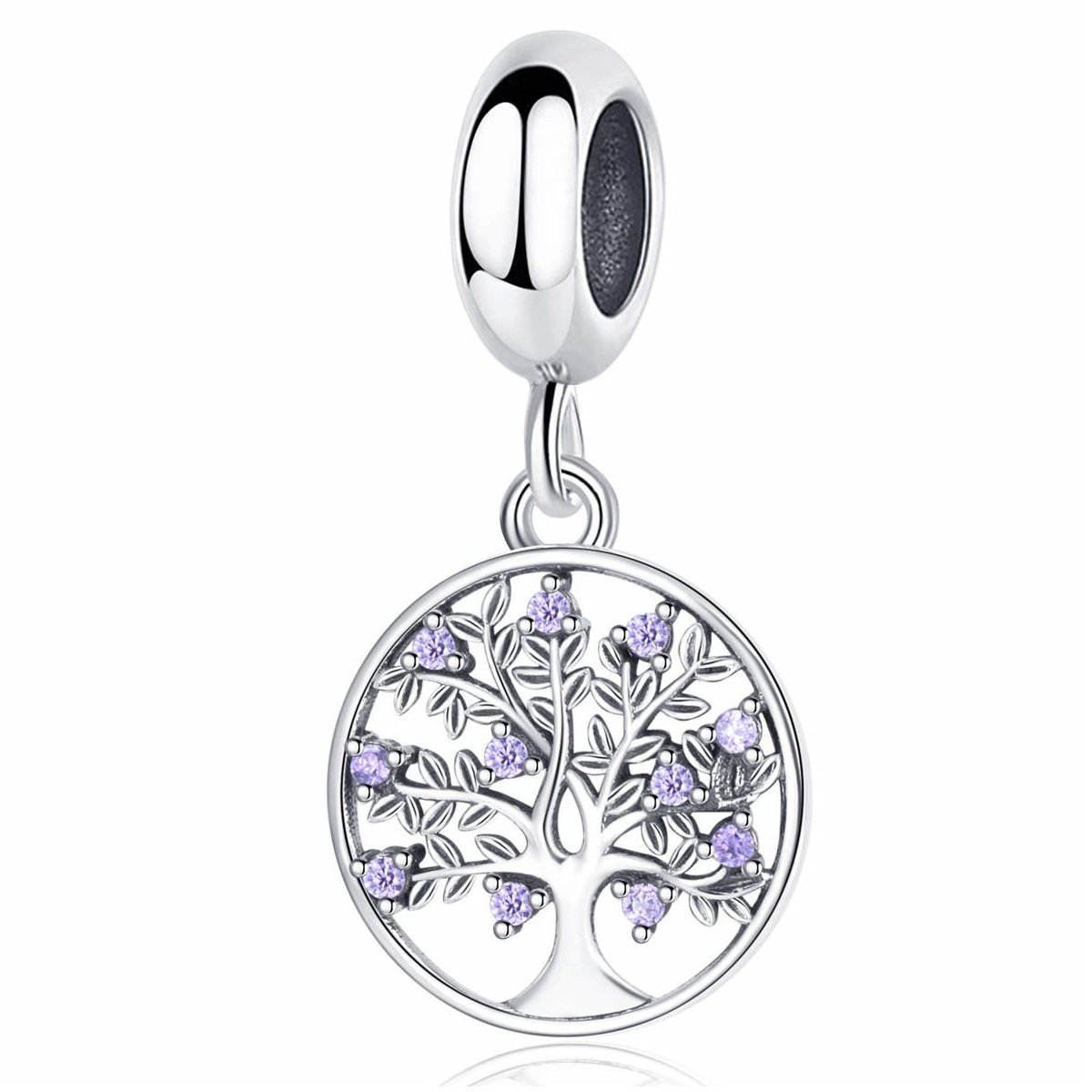 Zawieszka Charms SREBRO 925 Koralik do PANDORA Drzewo Rodzinne