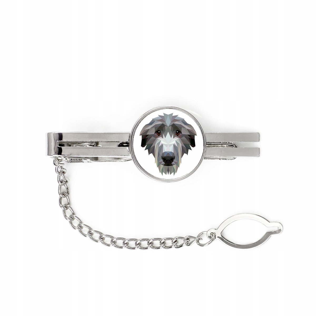 Chart szkocki pies geometryczny Spinka do krawata