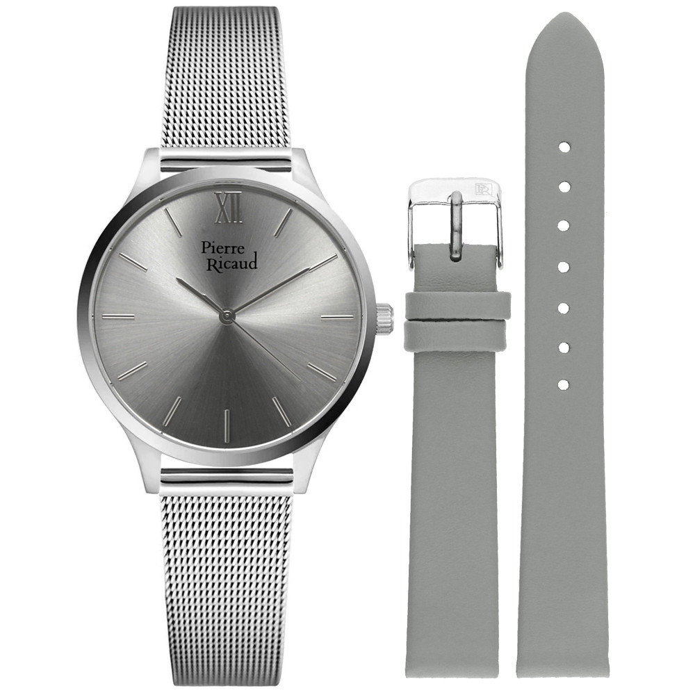 Zegarek Damski Pierre Ricaud P22045.5163Q-SET srebrny
