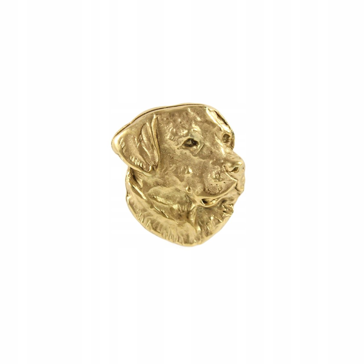 Labrador Retriever pozłacany pin broszka