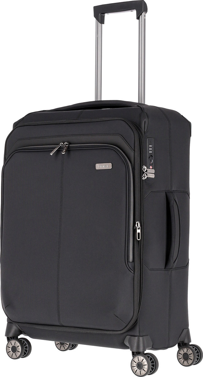 Walizka Średnia Travelite Priima 68 Cm Czarna