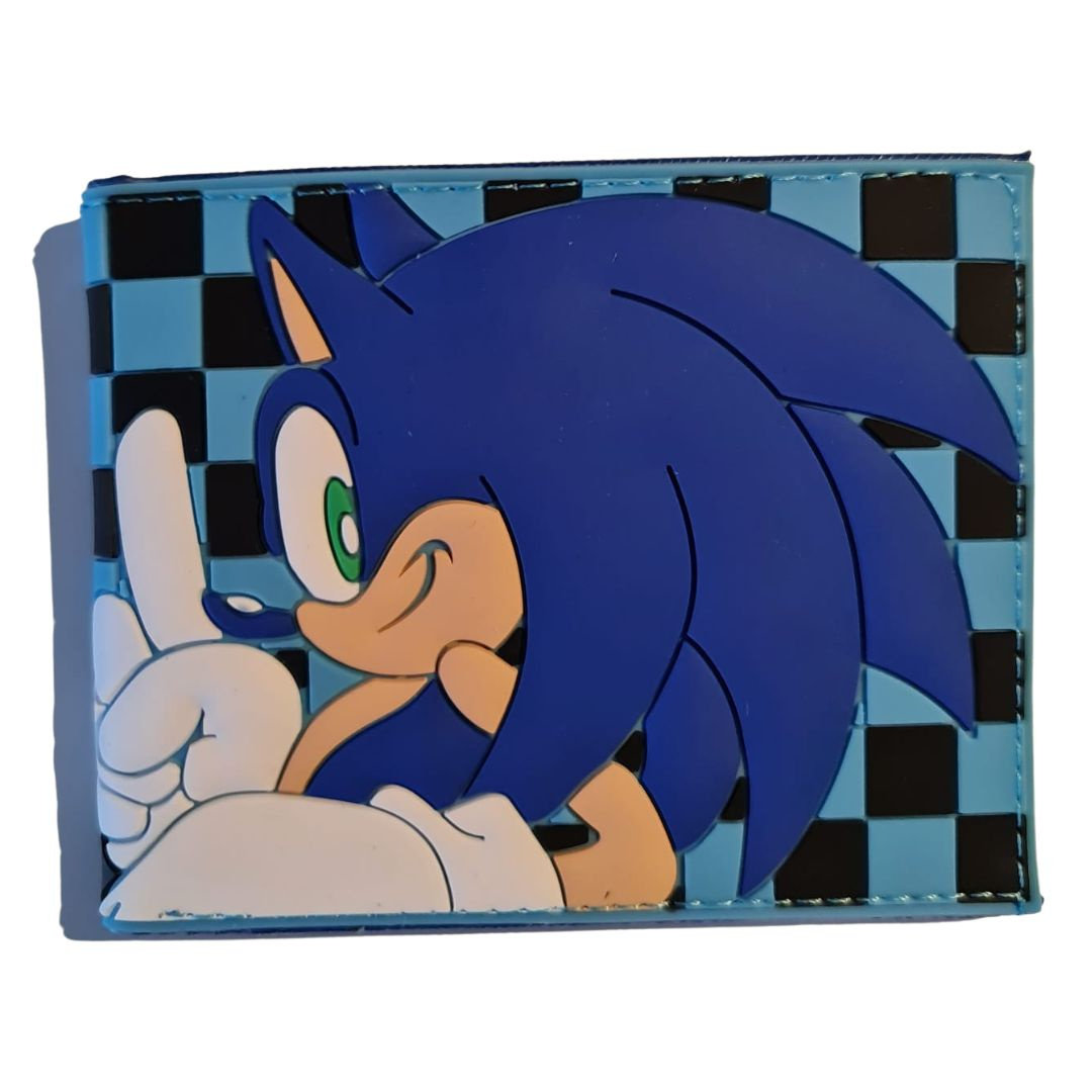 Portfel Dzieciecy Rozkładany Sonic Nitendo Game Movies Sonic Gumowy