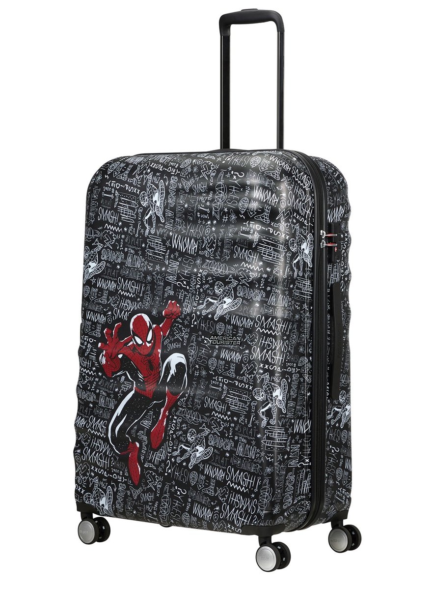 Walizka duża American Tourister Wavebreaker Disney - Spiderman Sketch