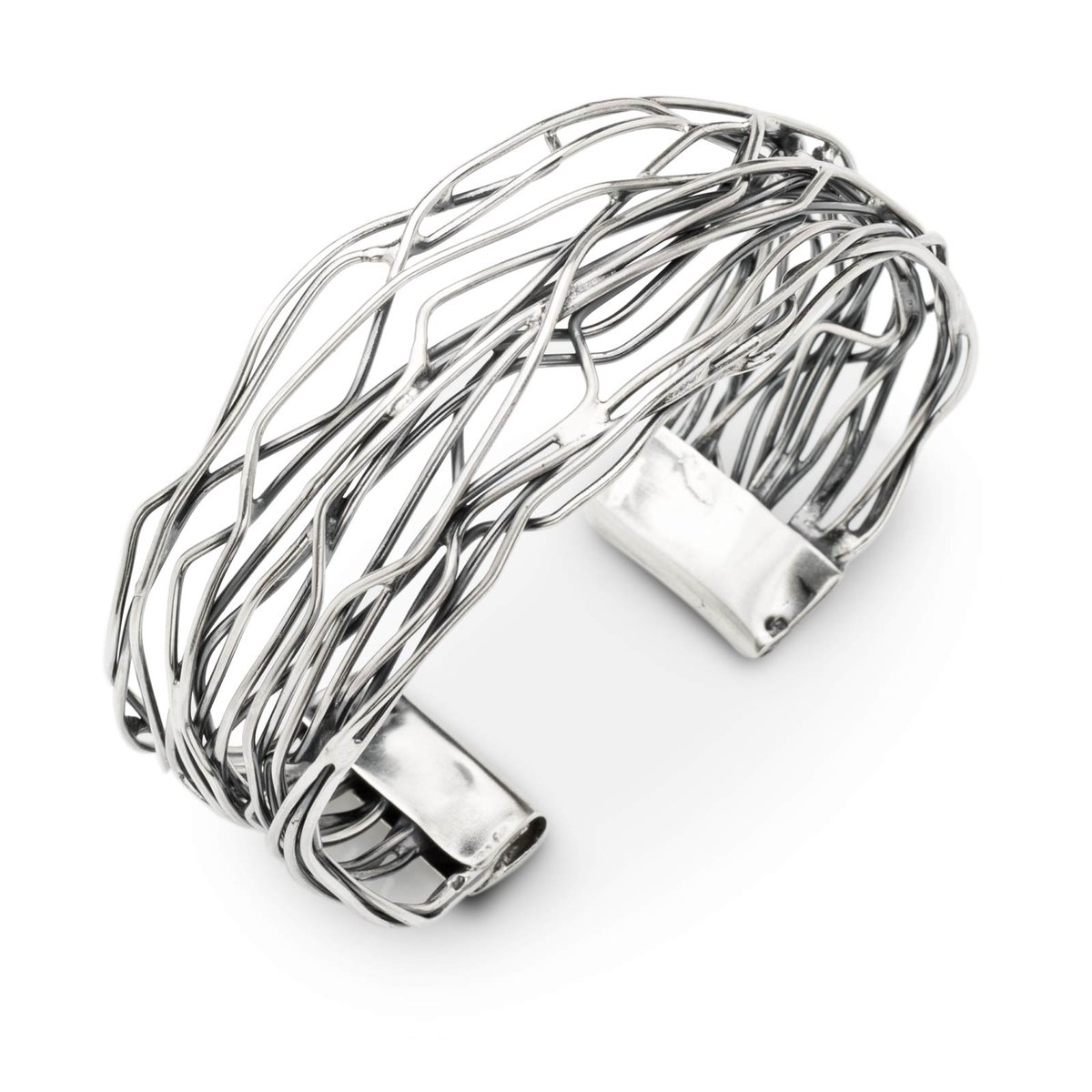 Bransoletka Srebrna Pajęcza Sieć