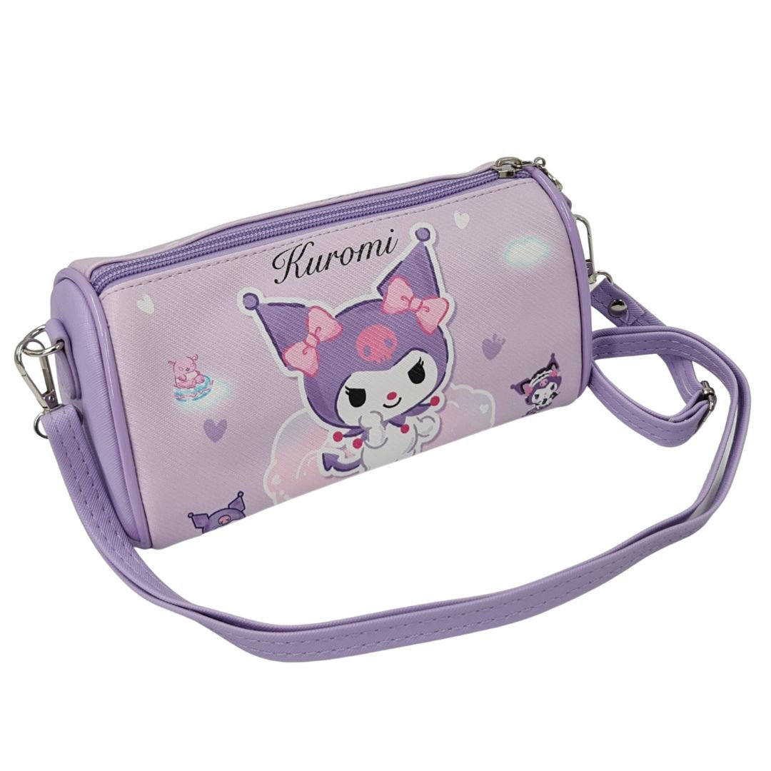 Torba Torebeczka Mała Dziecięca Fioletowa Kuromi Hello Kitty 20x10