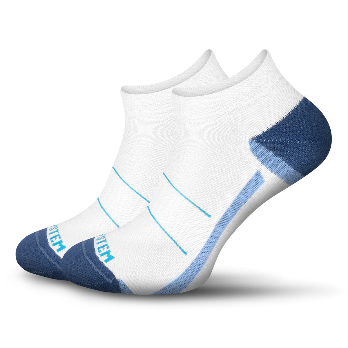 2X skarpety stopki sportowe z Jonami Srebra AG+ SHORT Sneakers Sesto Senso-39-41