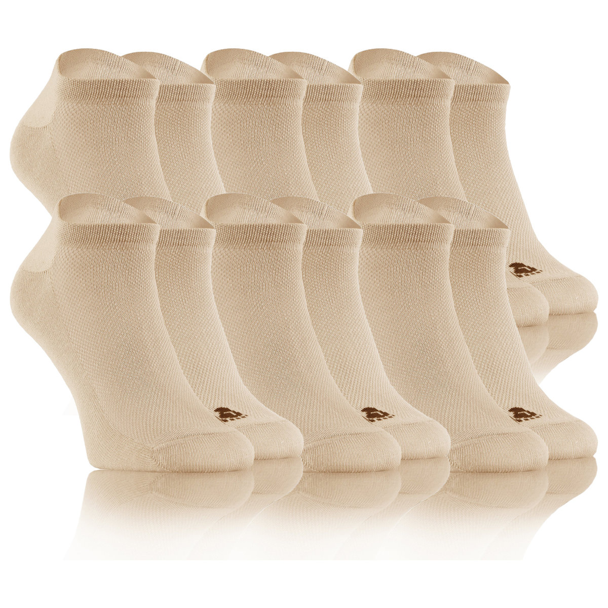 6X Skarpety stopki bawełniane SNEAKERS Sesto Senso-41-43