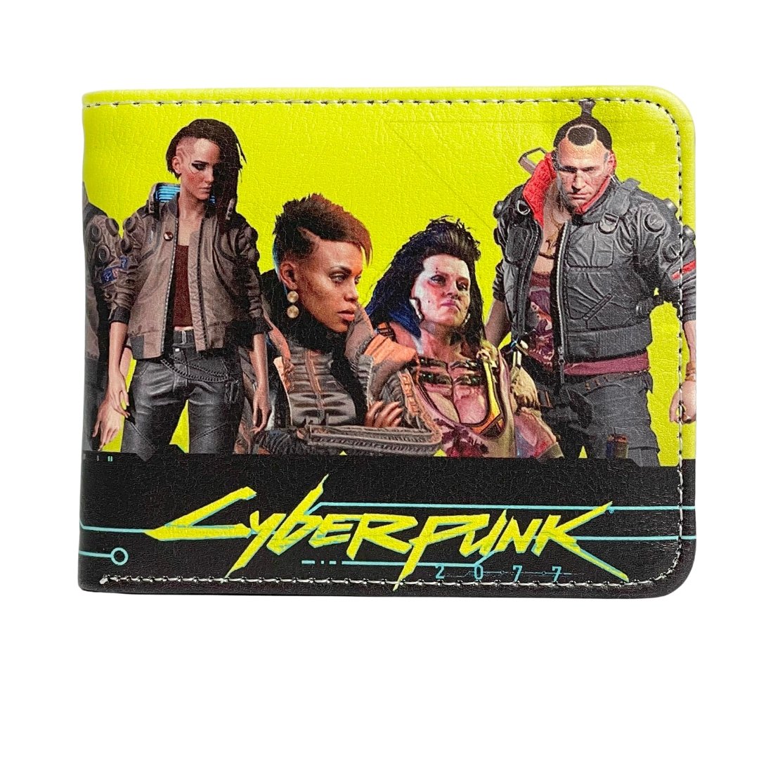 Portfel Rozkładany CyberPunk Postacie Suwak