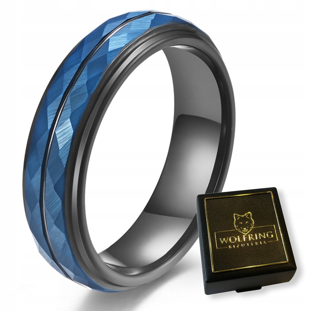 PIERŚCIEŃ OBRĄCZKA z Wolframu WOLFRING EU25 US11