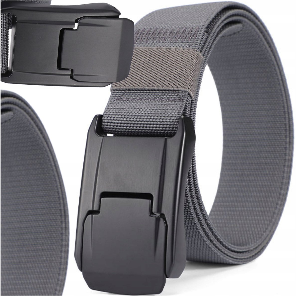 Parciany elastyczny pas taktyczny pasek klamra automatyczna męski damski