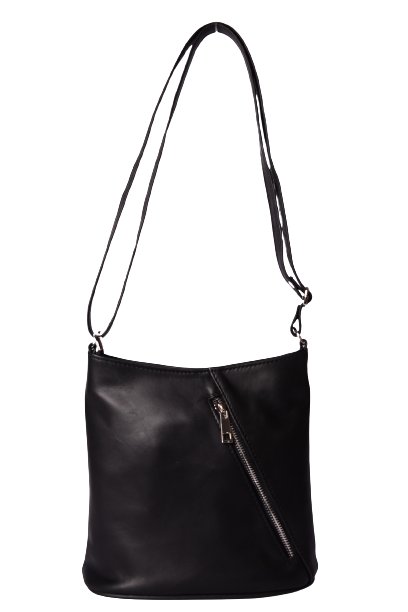 Skórzana mała torebka listonoszka