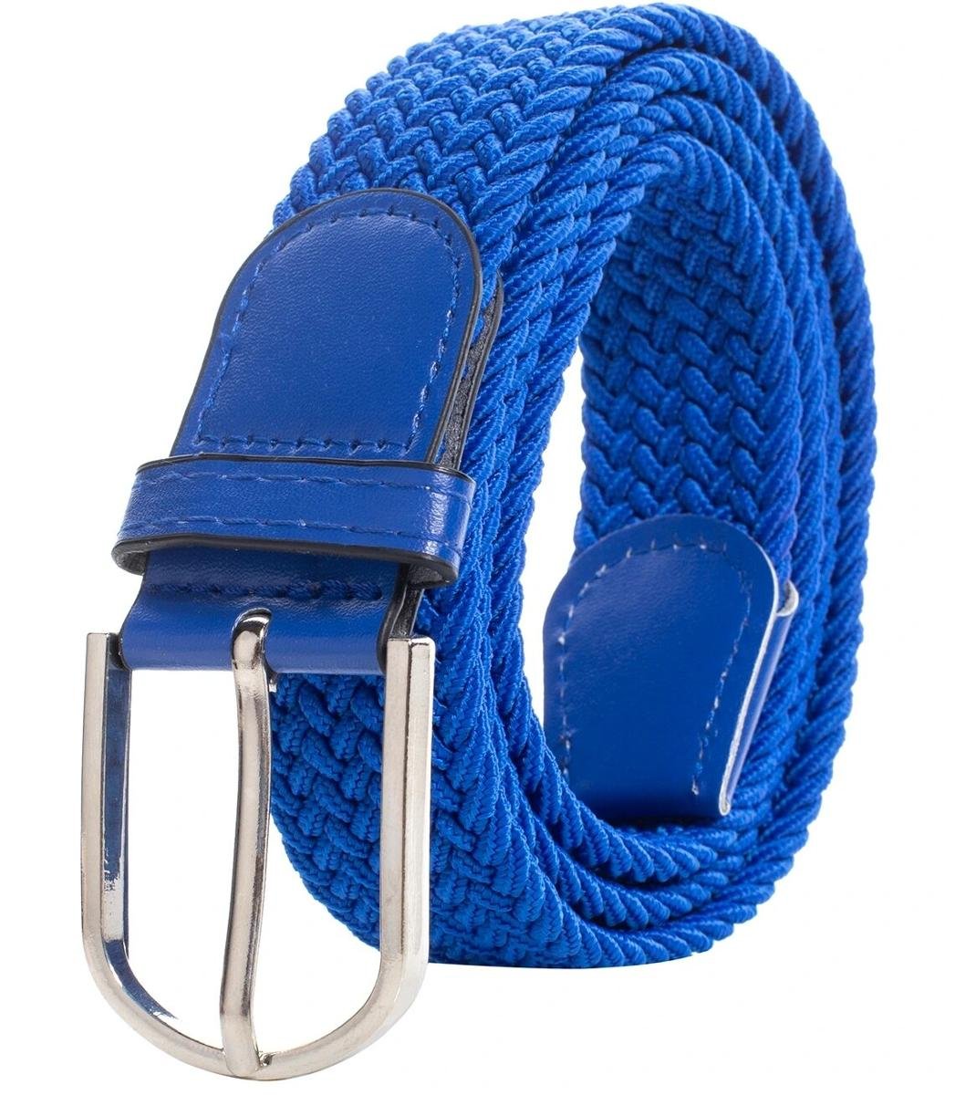 Casualowy damski pasek 3 cm pleciona taśma