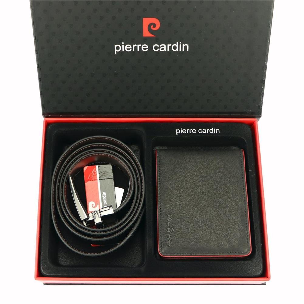 Zestaw prezentowy portfel + pasek Pierre Cardin