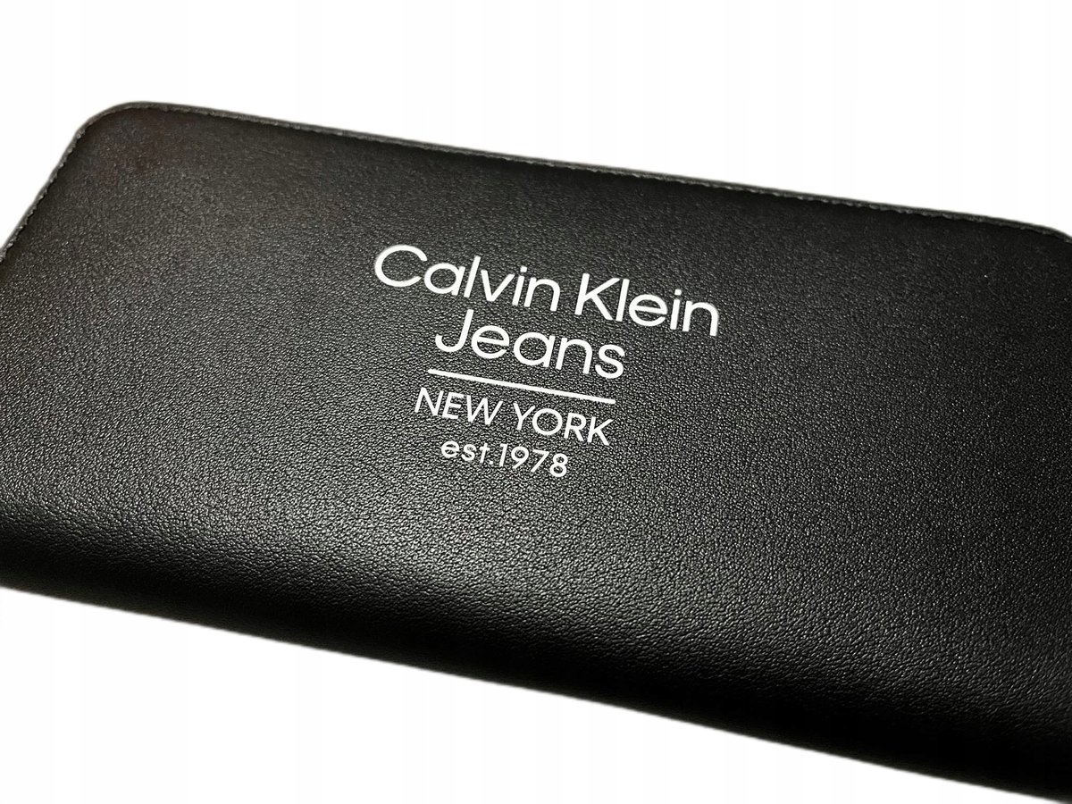 PORTFEL DAMSKI CALVIN KLEIN JEANS NOWY CKJ DUŻY PREZENT  czarny nap