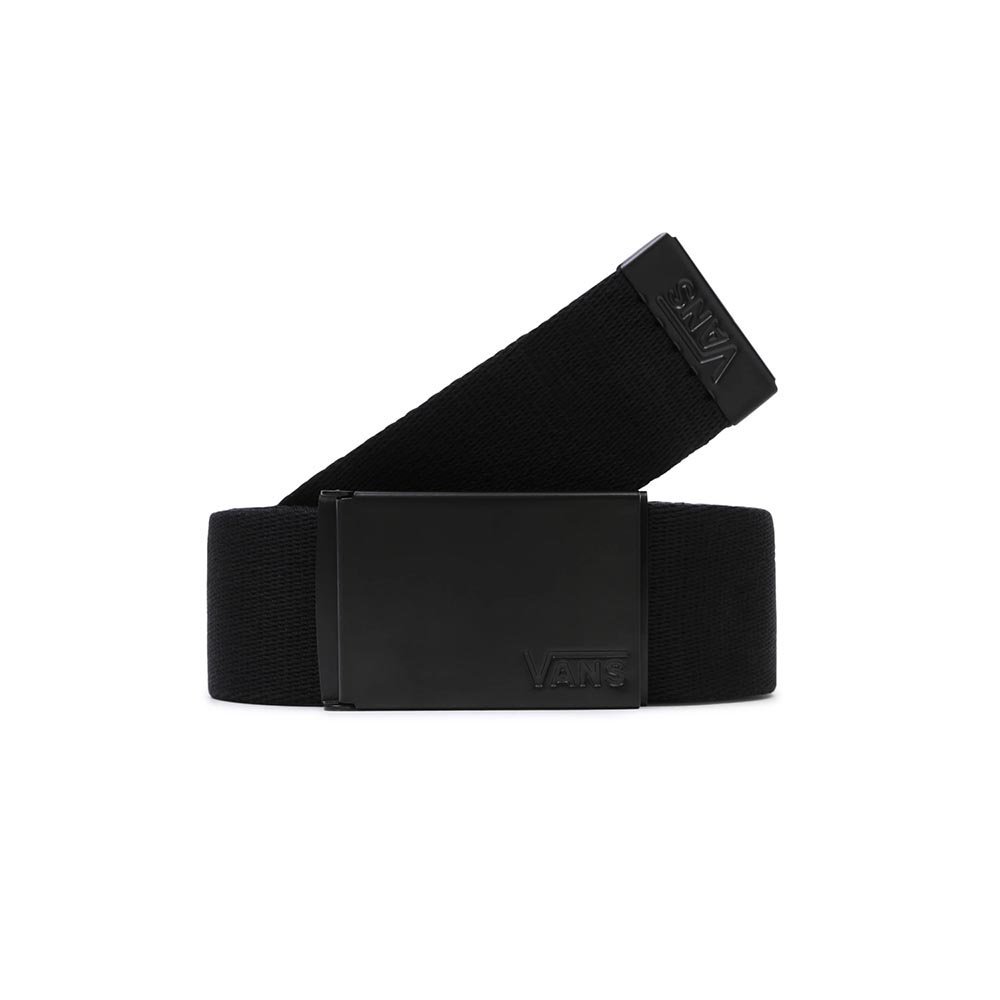 Pasek do spodni z klamrą czarny VANS DEPPSTER II BLACK VN0A36OKBLK