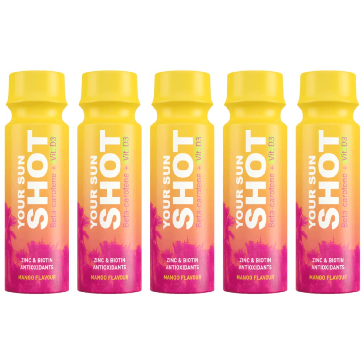 Your Sun Shot, Mango Z Wit. D3 Drinki Do Opalania, 5x80ml