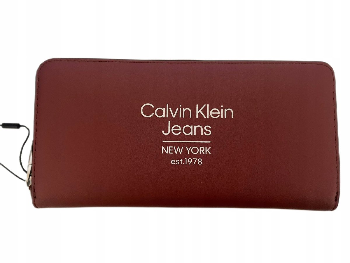 PORTFEL DAMSKI CALVIN KLEIN JEANS NOWY CKJ DUŻY PREZENT CZEROWNY