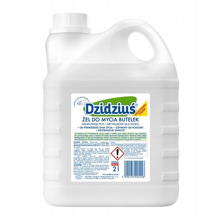 Dzidziuś Żel Do Mycia Butelek 2l