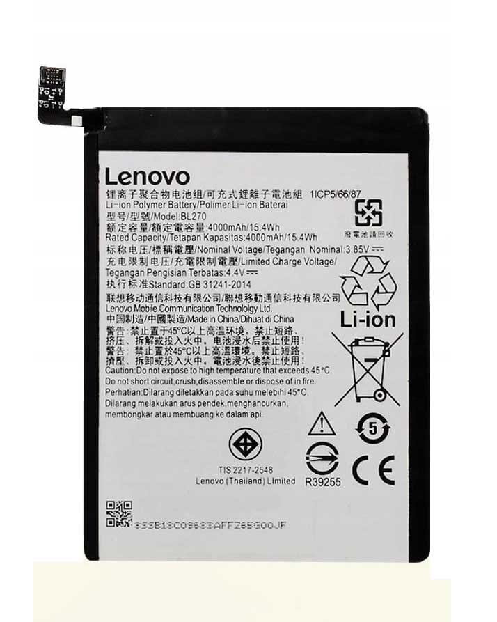 Bateria Lenovo BL270 K6 NOTE K6 POWER 4000mAh